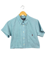 Load image into Gallery viewer, Reworked Ralph Lauren Brand Crop Top