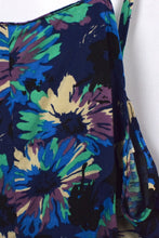 Load image into Gallery viewer, Reworked Floral Print Tie Up Top