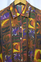 Load image into Gallery viewer, Abstract Floral Print Blouse