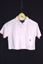 Load image into Gallery viewer, Reworked Ralph Lauren Brand Crop Top