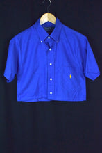 Load image into Gallery viewer, Reworked Ralph Lauren Brand Crop Top