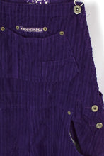 Load image into Gallery viewer, DEADSTOCK 90s Purple Corduroy Overalls
