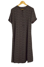 Load image into Gallery viewer, Reworked Abstract Print Dress
