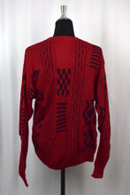 Load image into Gallery viewer, 80s/90s Red Knitted Jumper