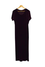 Load image into Gallery viewer, Maroon Velvet Dress