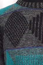 Load image into Gallery viewer, Abstract Shape Pattern Knitted Jumper