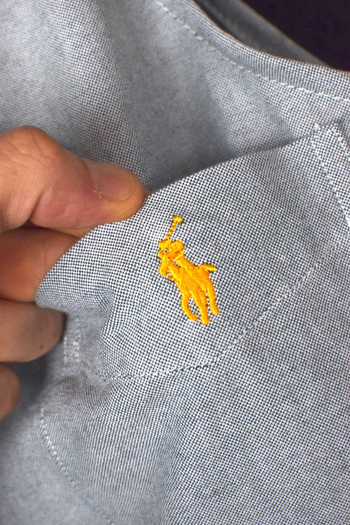 Reworked Ralph Lauren Brand Crop Top