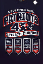 Load image into Gallery viewer, DEADSTOCK 2015 New England Patriots NFL Champions T-shirt