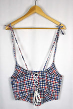 Load image into Gallery viewer, Reworked Tommy Hilfiger Brand Corset Style Top
