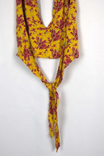 Load image into Gallery viewer, Reworked Rose Print Tie-Up Top