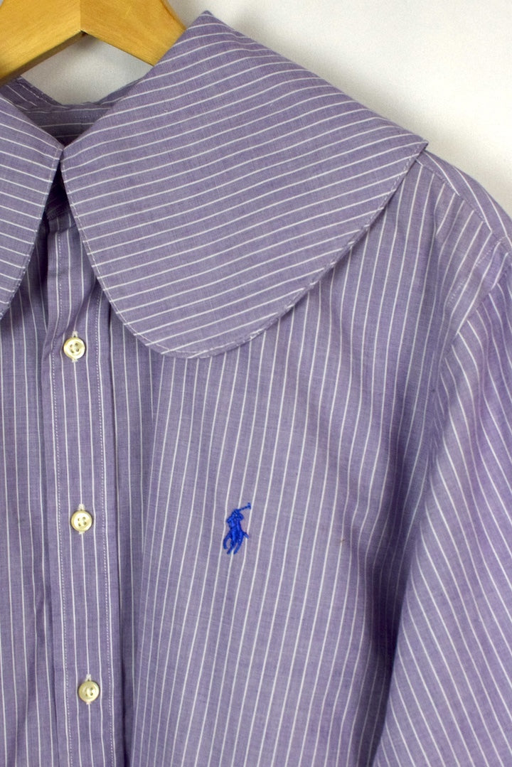 Reworked Cropped Ralph Lauren Brand Top