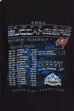 Load image into Gallery viewer, 2002 Tampa Bay Buccaneers NFL Champions T-shirt
