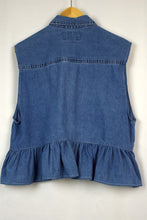 Load image into Gallery viewer, Sleeveless Denim Top
