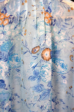 Load image into Gallery viewer, Blue Sheer Blouse