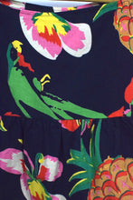 Load image into Gallery viewer, Reworked Floral Print Baby Doll Tie Up Top