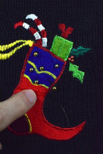 Load image into Gallery viewer, Christmas Stocking Knitted Jumper