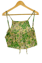Load image into Gallery viewer, Reworked Floral Print Tie-Up Top