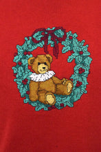 Load image into Gallery viewer, 80s/90s Christmas Bear Sweatshirt