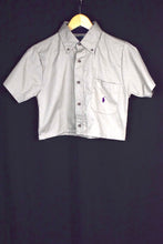 Load image into Gallery viewer, Reworked Ralph Lauren Brand Crop Top