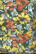 Load image into Gallery viewer, Reworked Abstract Floral Print Tie Up Top