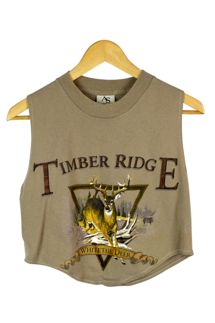 Reworked Timber Ridge Cropped T-shirt