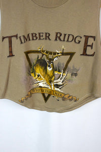 Reworked Timber Ridge Cropped T-shirt