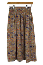 Load image into Gallery viewer, Reworked Abstract Print Skirt