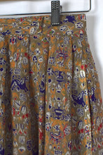 Load image into Gallery viewer, Reworked Abstract Print Skirt