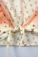 Load image into Gallery viewer, Reworked Two Toned Tie Up Top