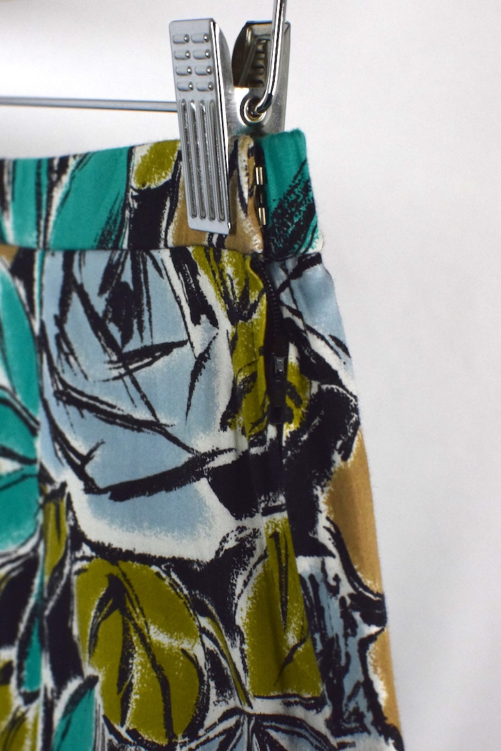 Floral Print Skirt