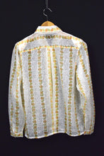 Load image into Gallery viewer, Reworked White Sheer Blouse
