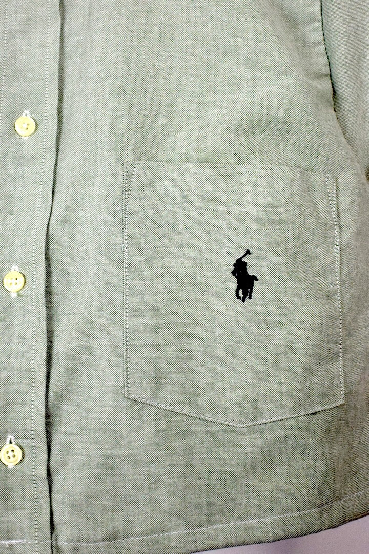 Reworked Ralph Lauren Brand Crop Top