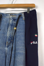 Load image into Gallery viewer, Reworked Fila Brand Track-Jeans