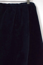 Load image into Gallery viewer, Navy Velvet Skirt