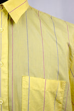 Load image into Gallery viewer, Vintage Yellow Striped Shirt