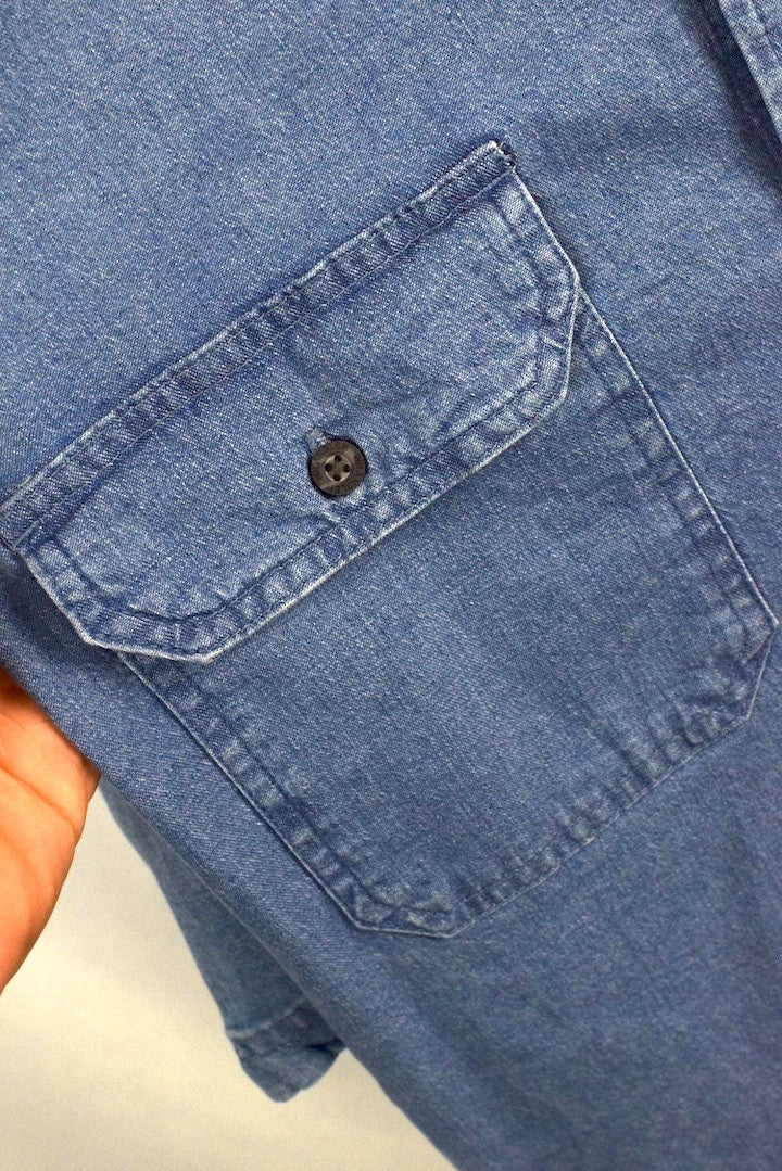 Wrangler Brand Short Sleeve Denim Shirt