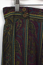 Load image into Gallery viewer, 80s Floral Print Skirt