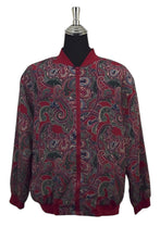 Load image into Gallery viewer, 80s/90s Red Paisley Spray Jacket