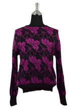 Load image into Gallery viewer, Black and Pink Jantzen Brand Knitted Jumper