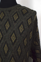 Load image into Gallery viewer, Diamond Pattern Knitted Jumper