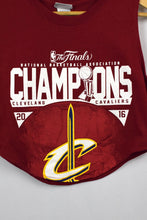 Load image into Gallery viewer, 2016 Reworked Cleveland Cavaliers NBA Crop T-shirt
