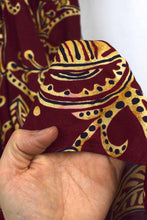 Load image into Gallery viewer, 80s/90s Abstract Floral Print Dress