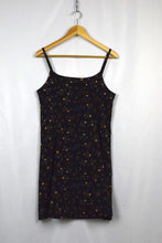 Load image into Gallery viewer, Black Floral Print Dress