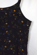 Load image into Gallery viewer, Black Floral Print Dress