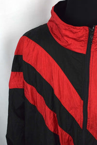 Red and Black Spray Jacket
