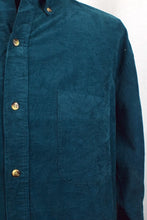 Load image into Gallery viewer, Teal Corduroy Shirt