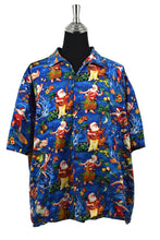 Load image into Gallery viewer, Holiday Santa Print Party Shirt