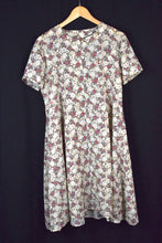 Load image into Gallery viewer, Reworked White Rose Print Dress