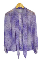 Load image into Gallery viewer, Triangle Print Sheer Blouse