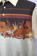 Load image into Gallery viewer, 70s/80s Big Cat Polo Shirt